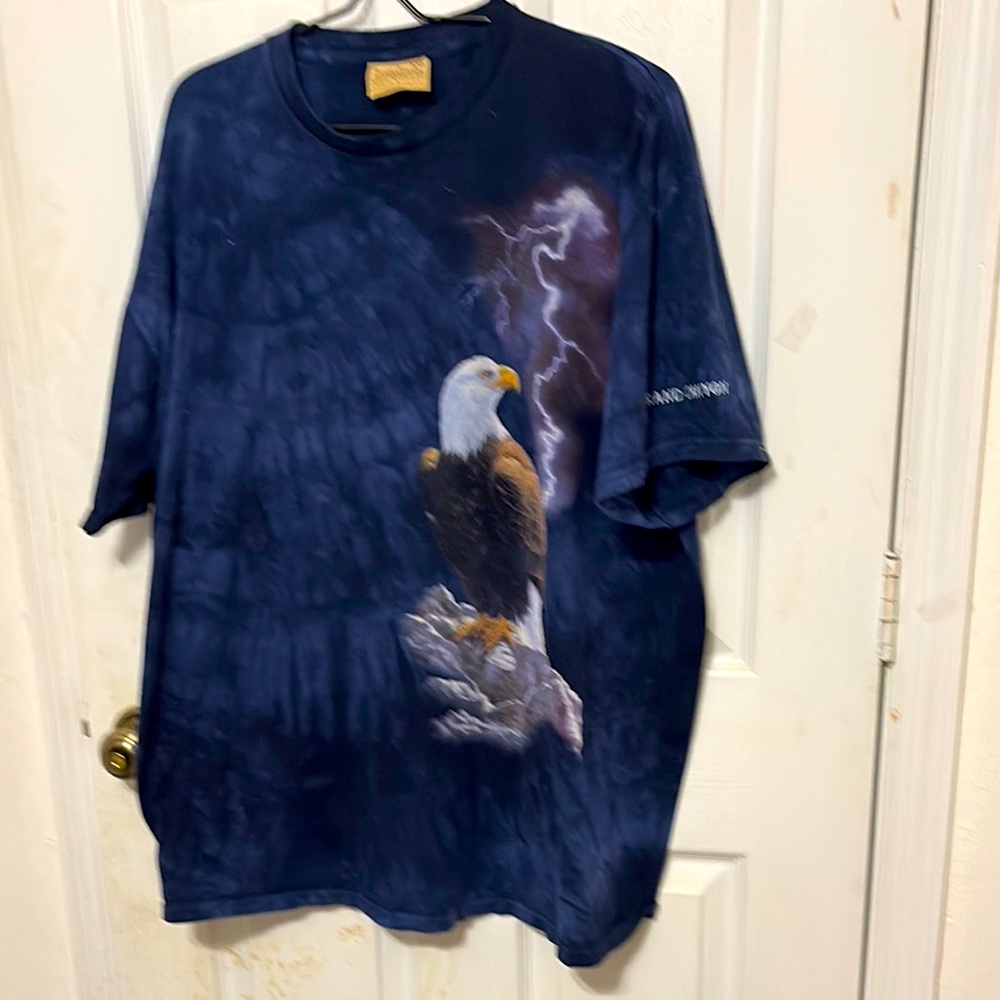 VTG The Mountain ,Eagle Graphic Tee - Bold Lightning Design Sz XXL